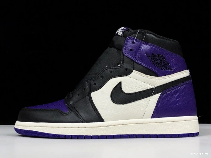 Air Jordan Purple Court 1 555088-501 0706